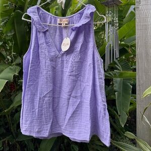 Mallow the Label Playa Top in Lavender